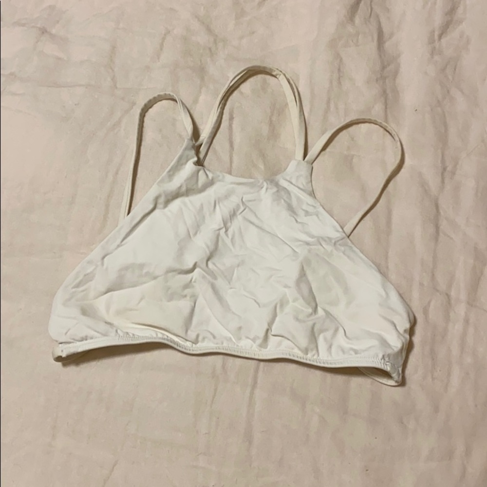White Frankies bikinis top